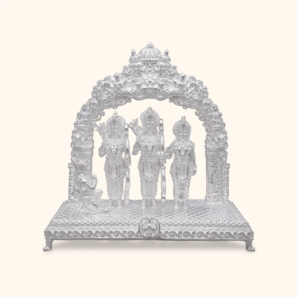925 Shri Ram Darbar idol silver 506 gms