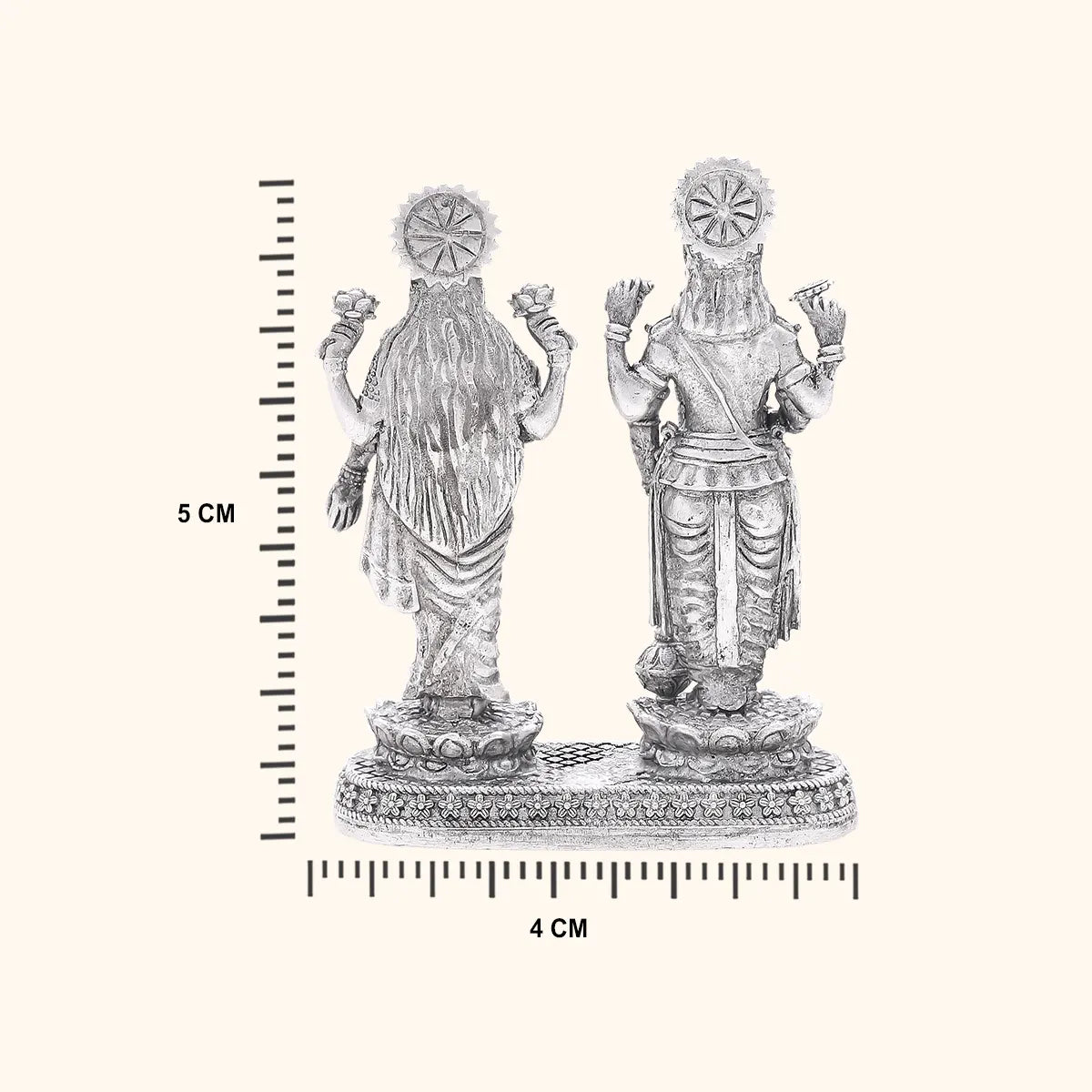 925 Silver Antique Vishnu Laxmi ji