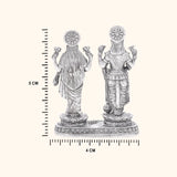 925 Silver Antique Vishnu Laxmi ji