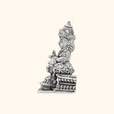925 Antique Silver Matte Kuber Idol with Rhodium and Lacquer coating for Anti-tarnish.