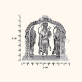 925 Silver Antique Ram Darbar 58 gms