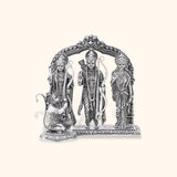 925 Silver Antique Ram Darbar 58 gms