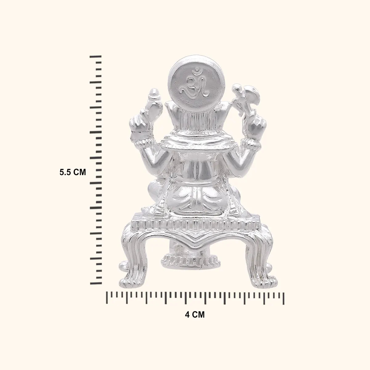 925 Silver Solid Lord Ganesh Paat