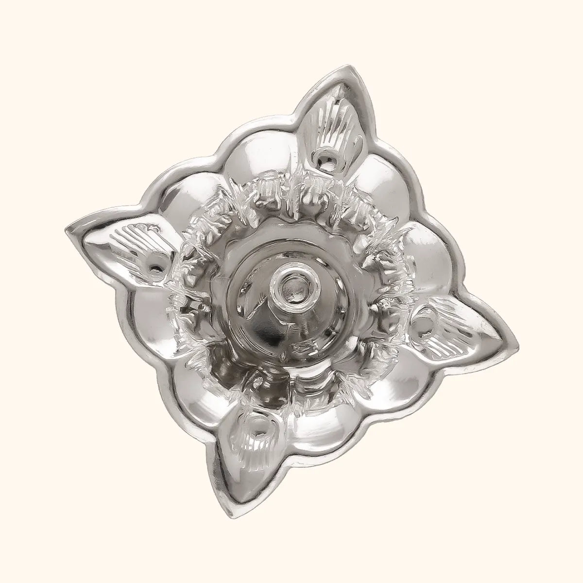 Lustrous Charm Silver Thali Set - Silver Utensils, Articles & Gift Items