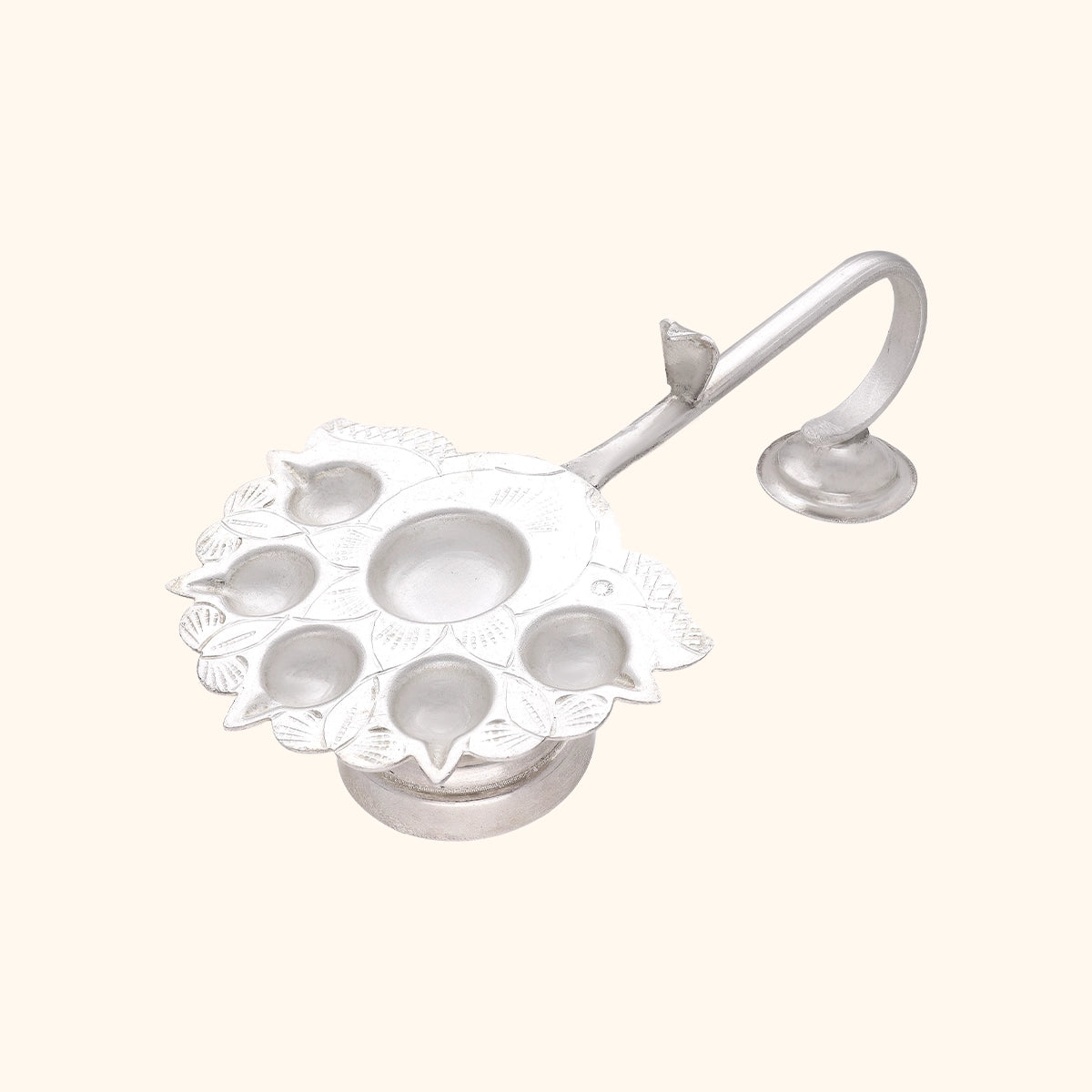 925 Artisanal Silver Pancharti Enhance Your Worship Space