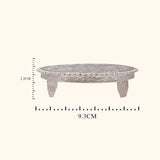 Divine Silver Carved Pooja Paat
