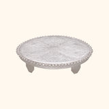 Lotus Design Silver Pooja Paat