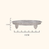 Lotus Design Silver Pooja Paat