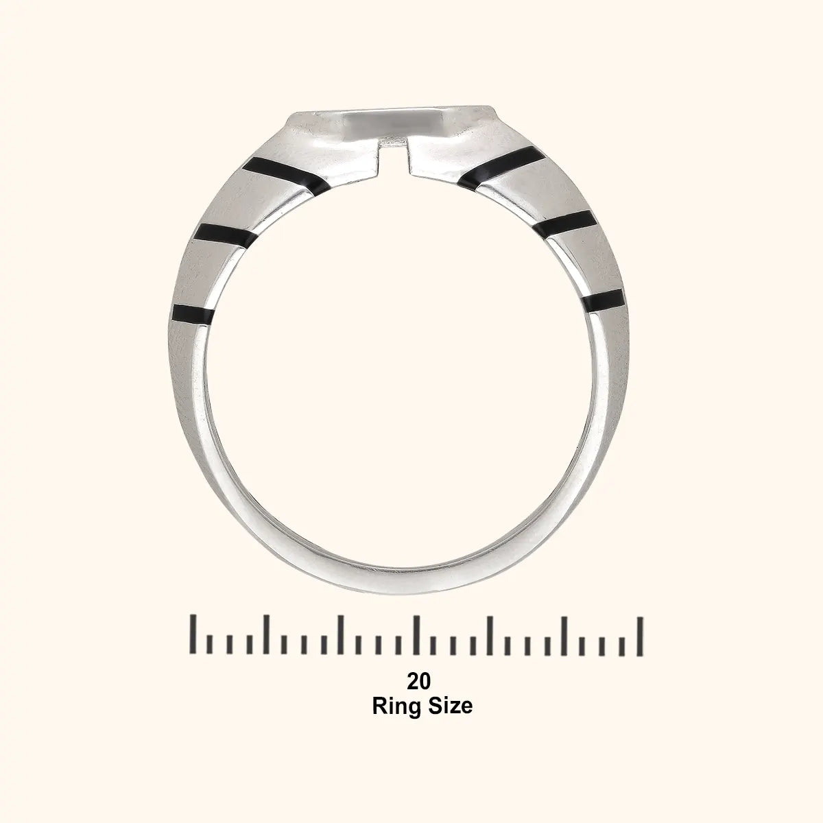 Moonlit Majesty Platinum Ring