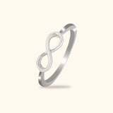 Captivating Luster Platinum Ring