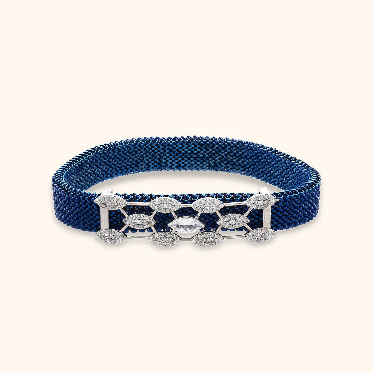 Sparkling Sterling Silver Bracelet 925 with Rhodium and Lacquer coating for Anti-tarnish.