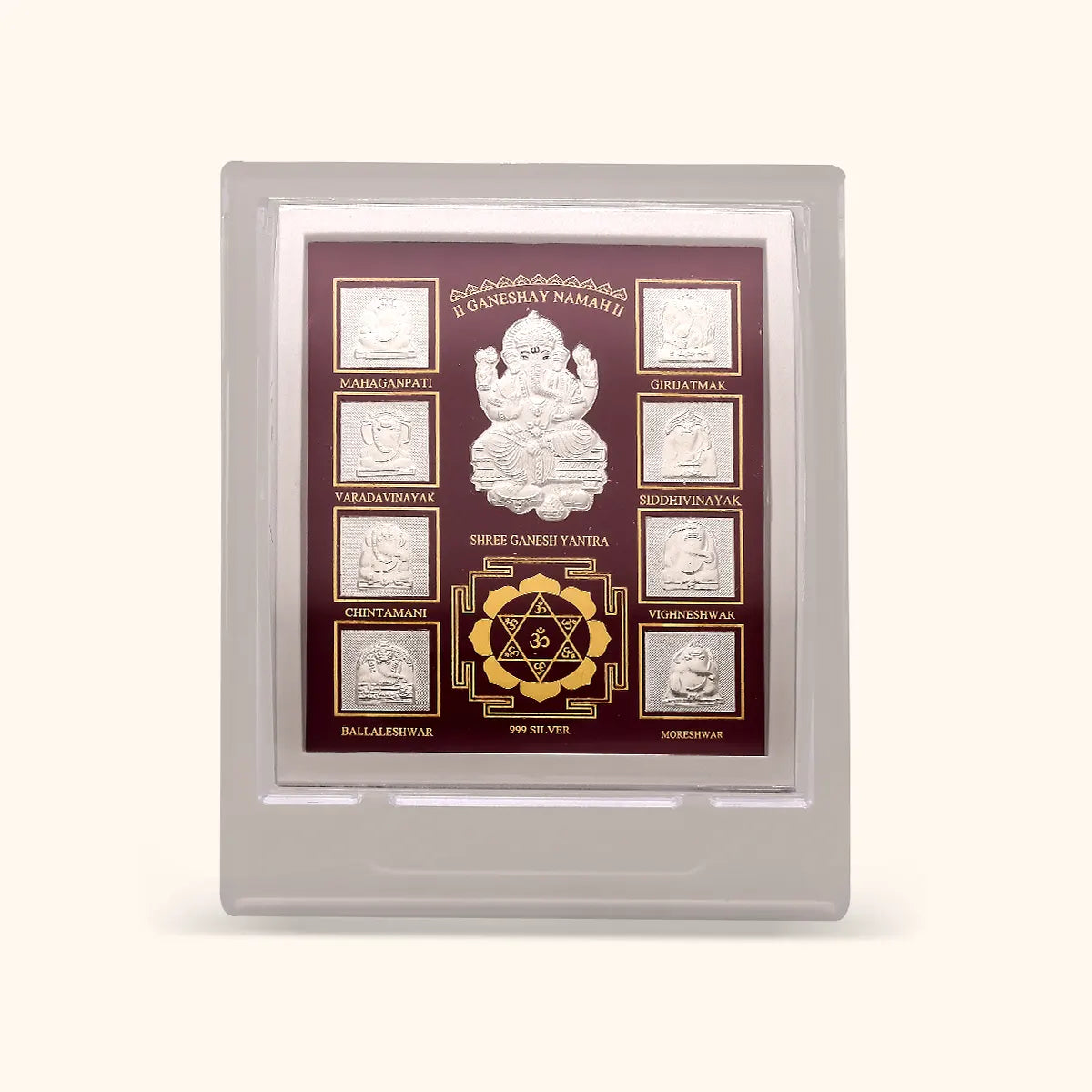 Ashtavinayak - Silver show piece