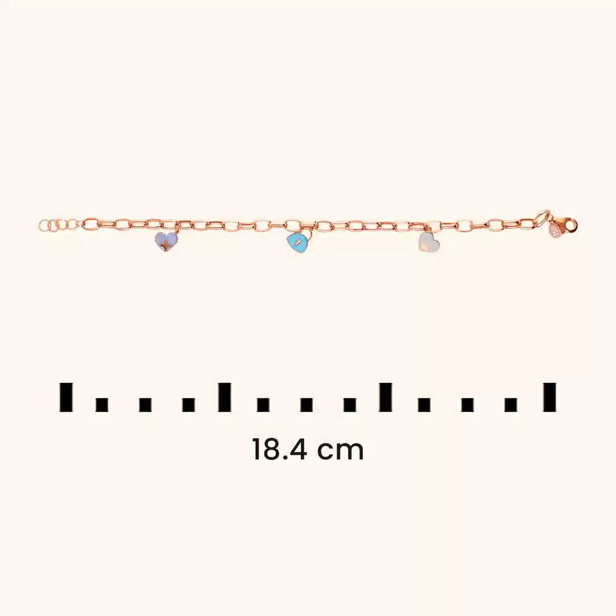Rose Gold Locked In Love - Bracelet