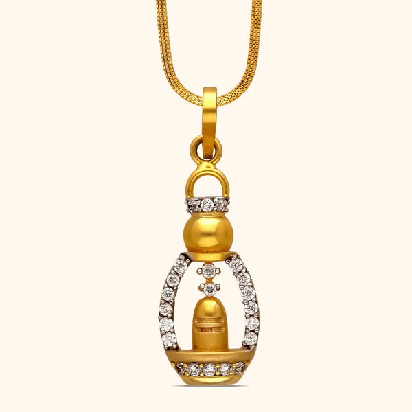 Shivling hot sale pendant gold