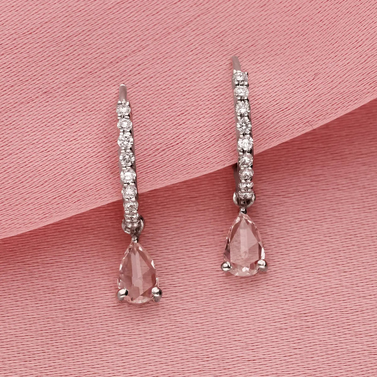 Classic Diamond Hoops