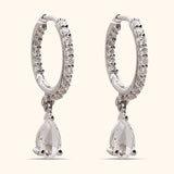 Classic Diamond Hoops