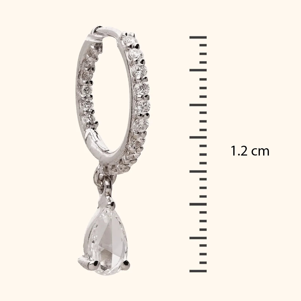 Classic Diamond Hoops