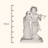 Silver Radha-Krishna Murti