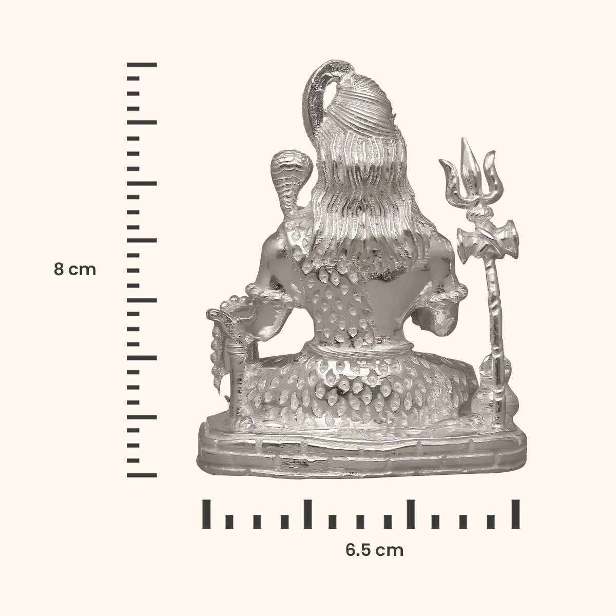 Silver Shiv Idol