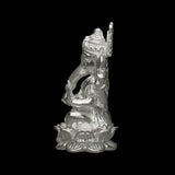Sacred 925 Silver Ganpathi Murthi with Rhodium and Lacquer Coating for Anti-tarnish.