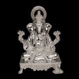 lord ganesh silver idol
