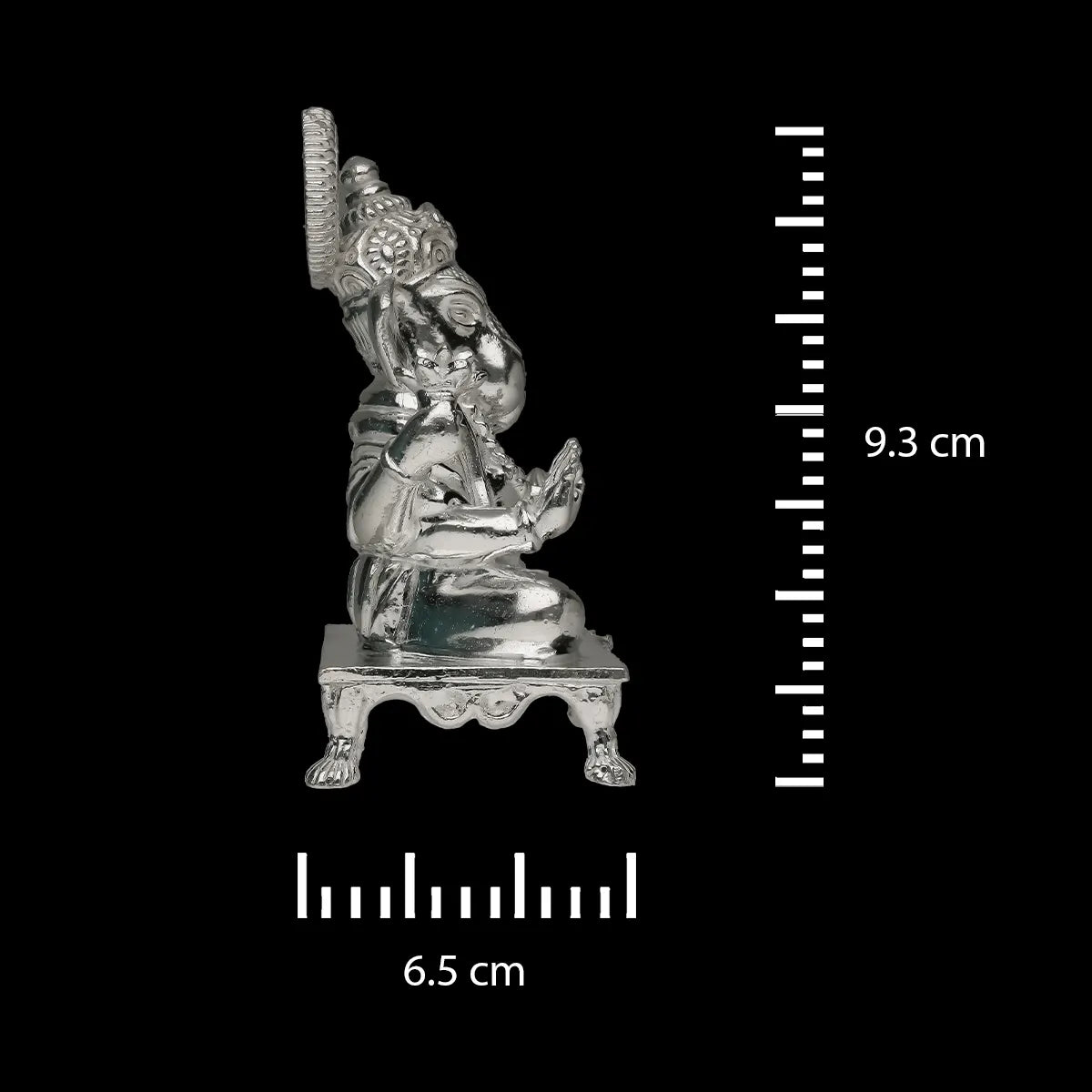 lord ganesh silver idol