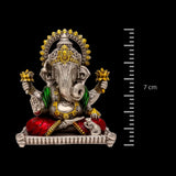 Antique silver lord ganesh idol