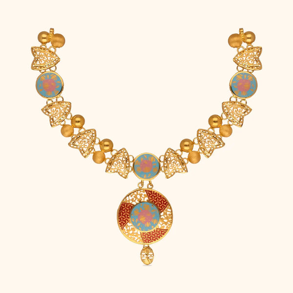 22KT Turkish Gold Necklace 25.5 Grams RANKA JEWELLERS
