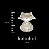 Luminary Silver Niranjan - Silver Pooja Items / Silver Puja Samai
