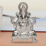 lord ganesh silver idol