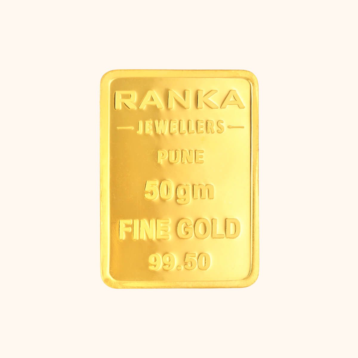 50 Gms Irozi 24KT Rectangular Bar