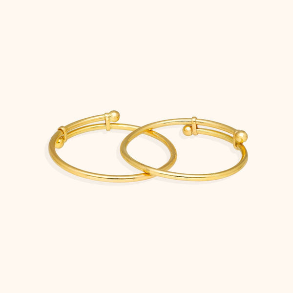 Gold kada for hot sale baby boy price