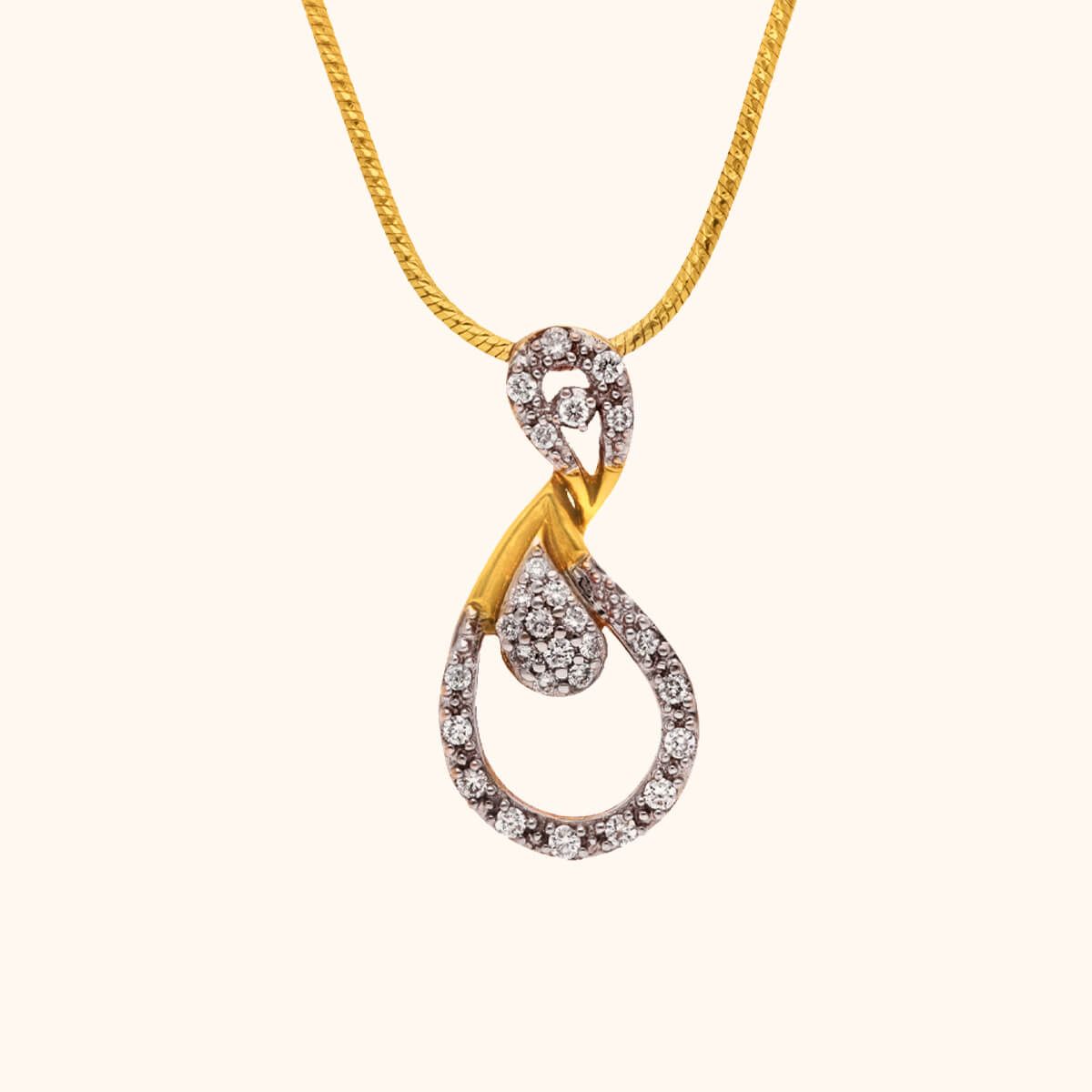18 KT Diamond Pendant