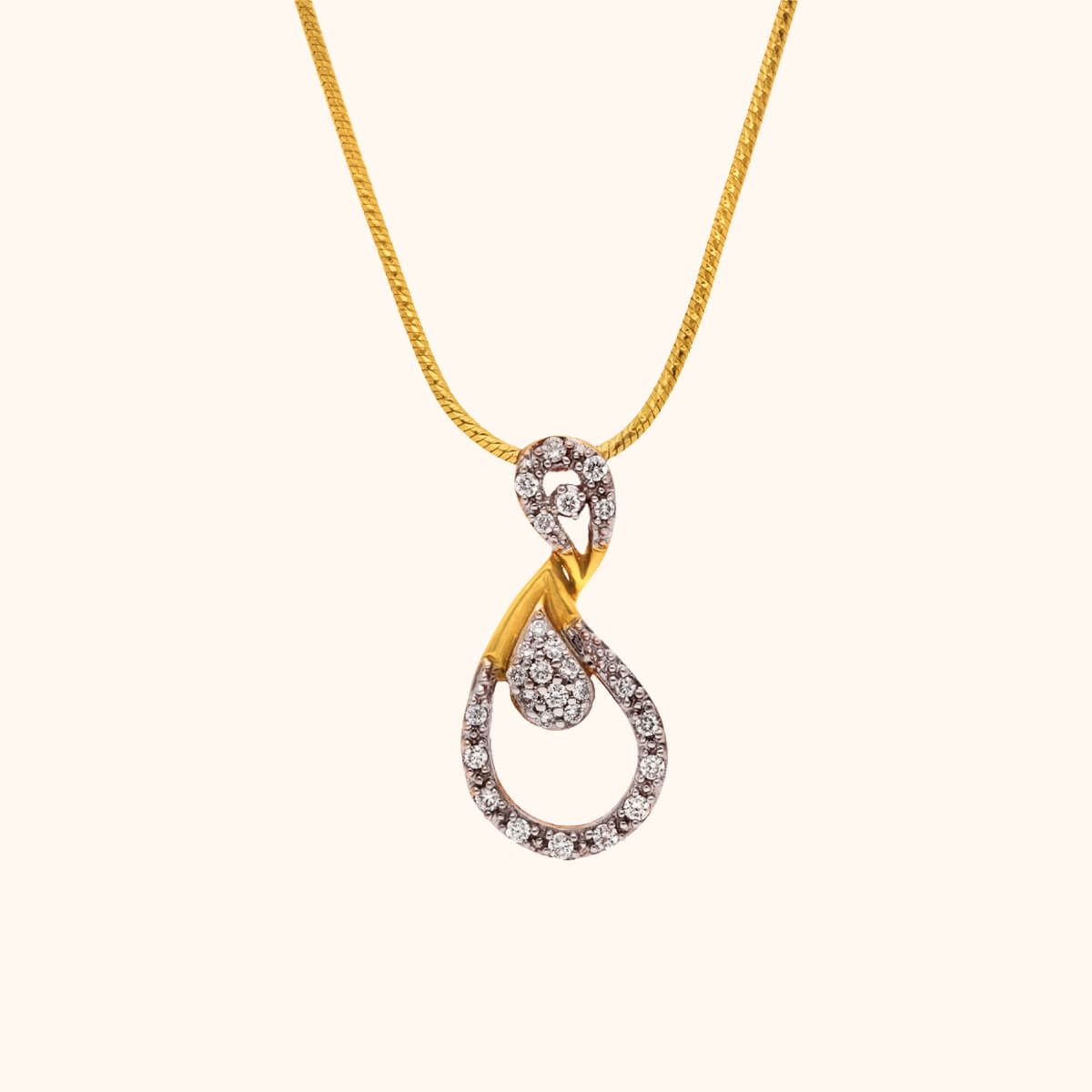 18 KT Diamond Pendant
