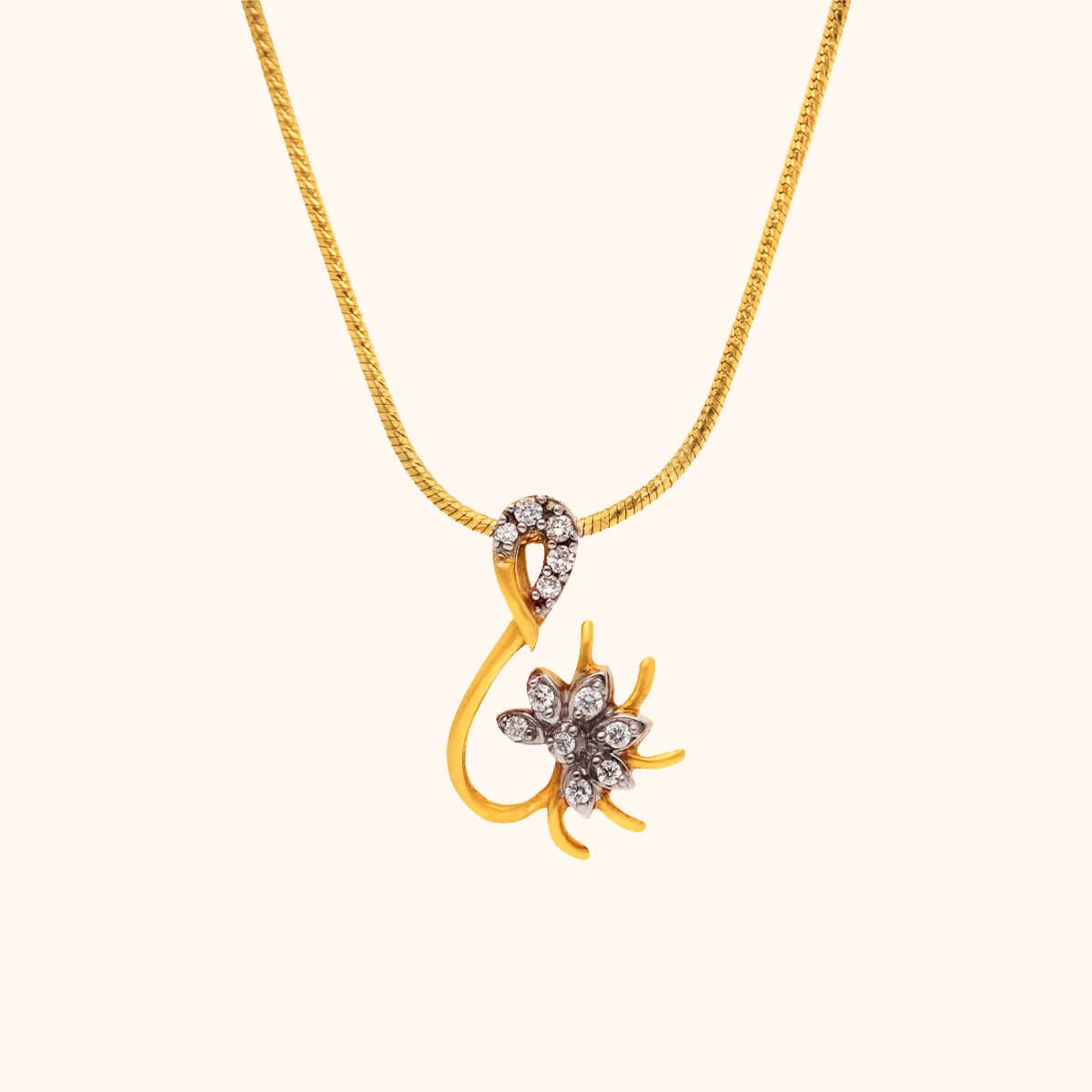 18 KT Diamond Pendant
