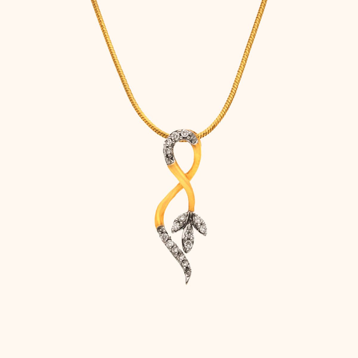 18 KT Diamond Pendant