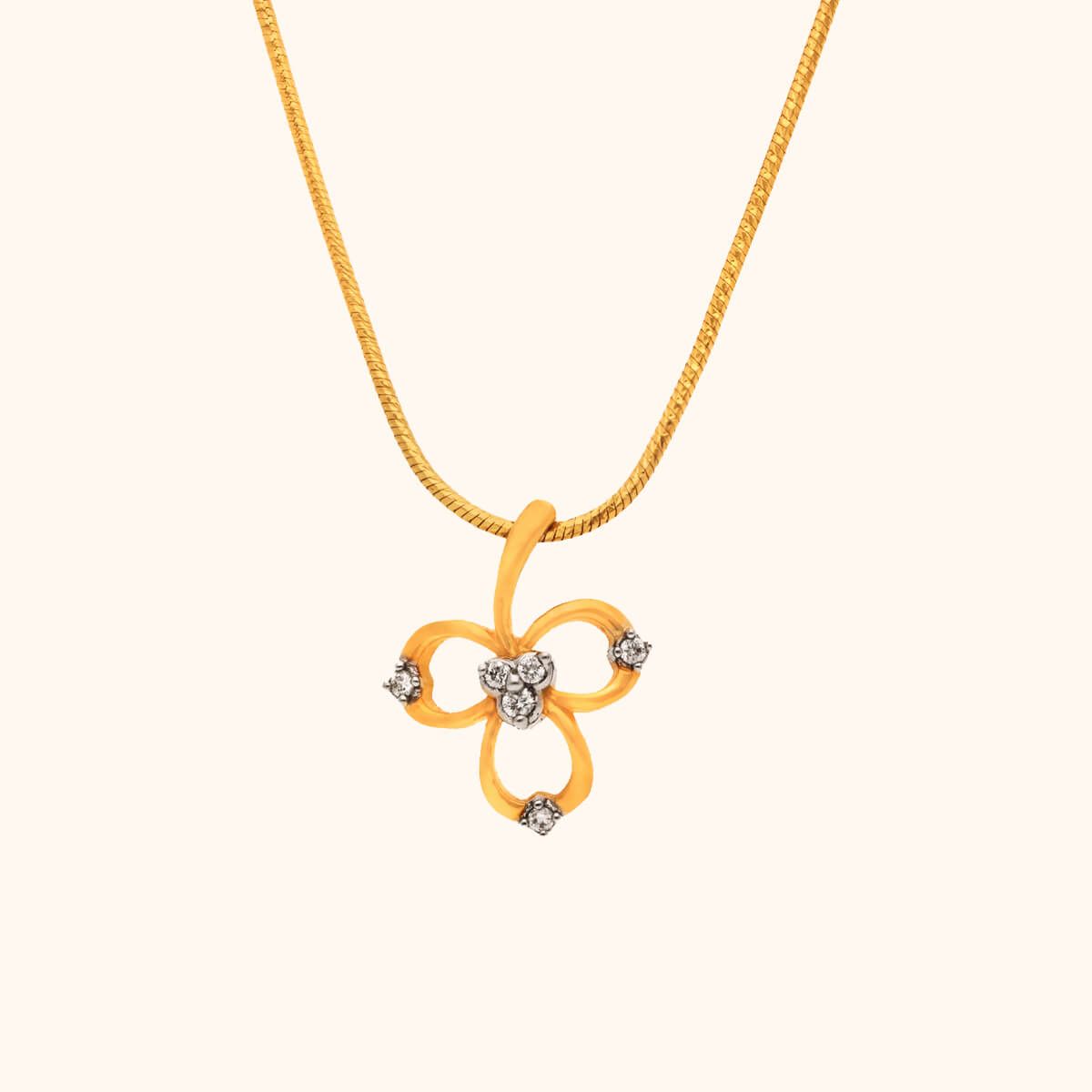 18 KT Diamond Pendant