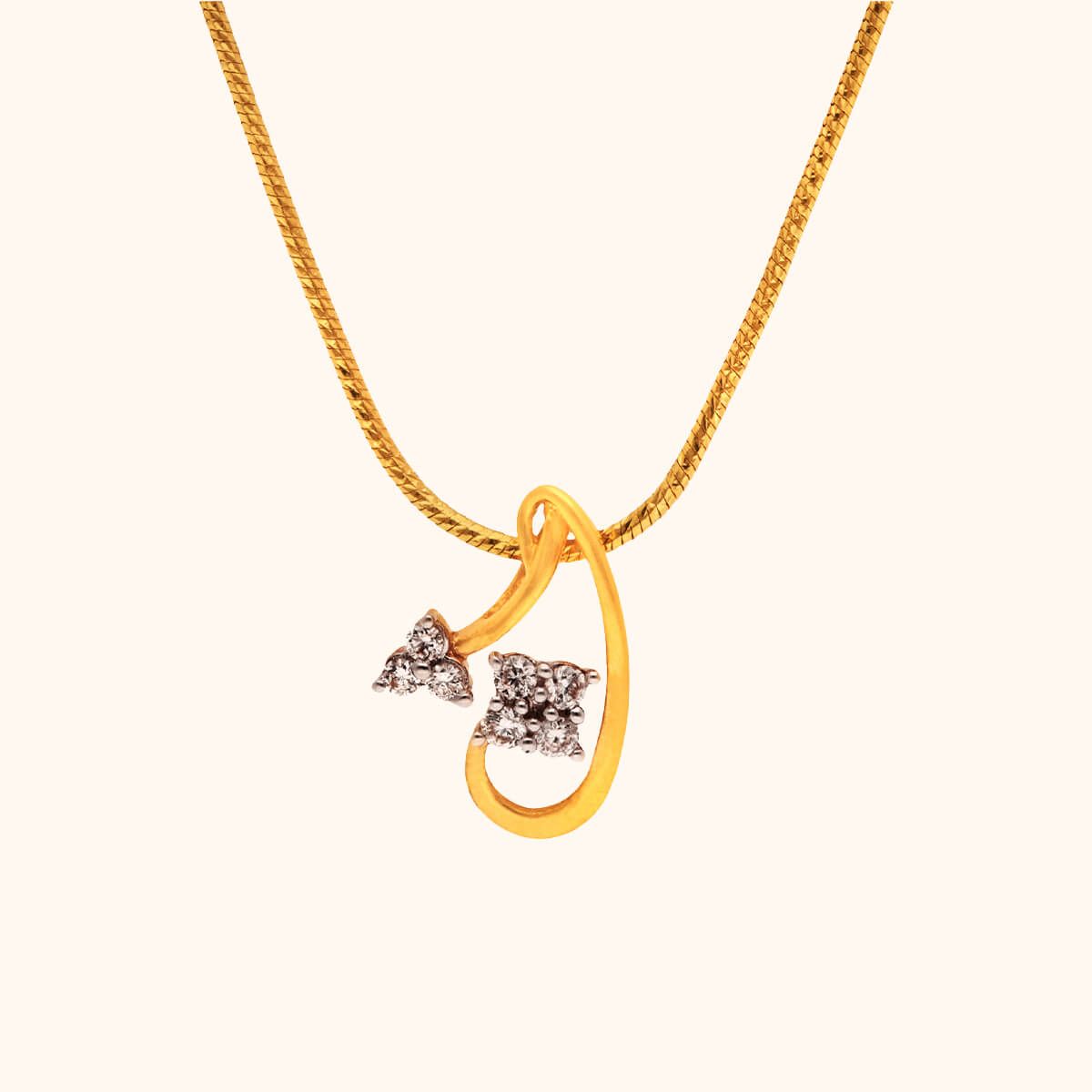 18 KT Diamond Pendant