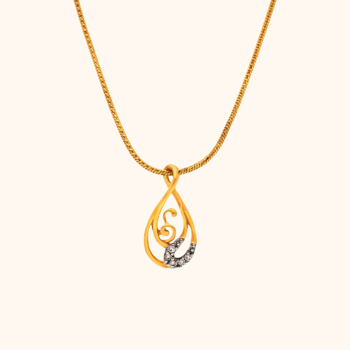 18 KT Diamond Pendant