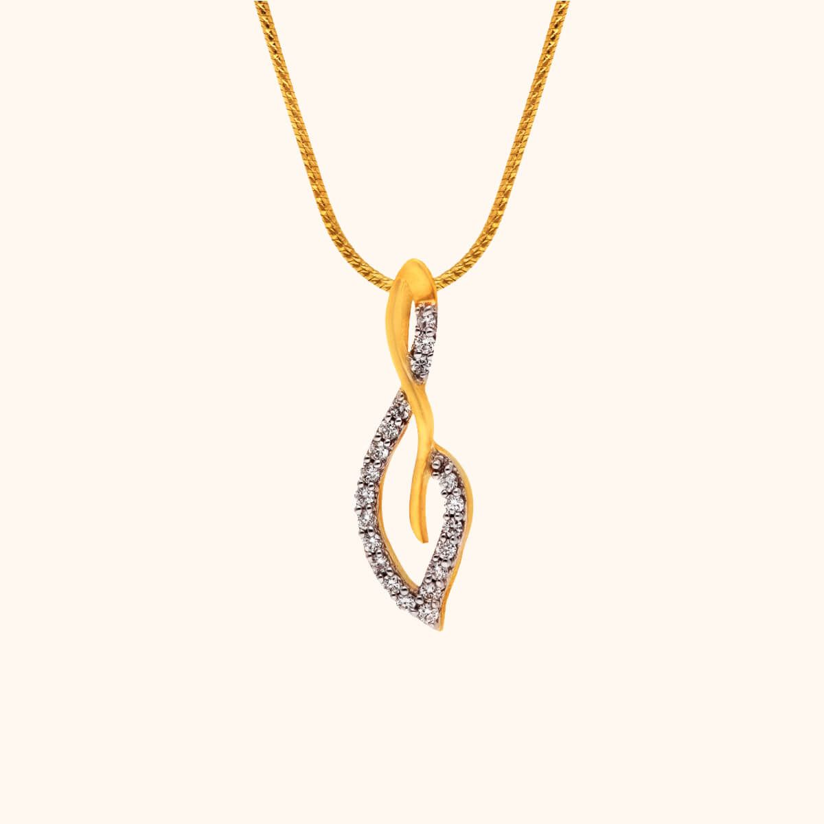 18 KT Diamond Pendant