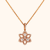 18 KT Diamond Pendant with chain