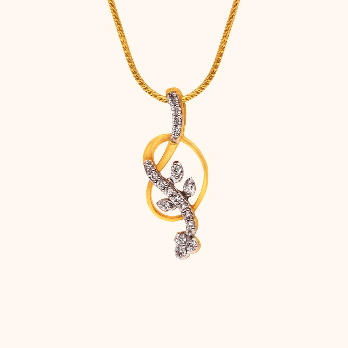 18 KT Diamond Pendant