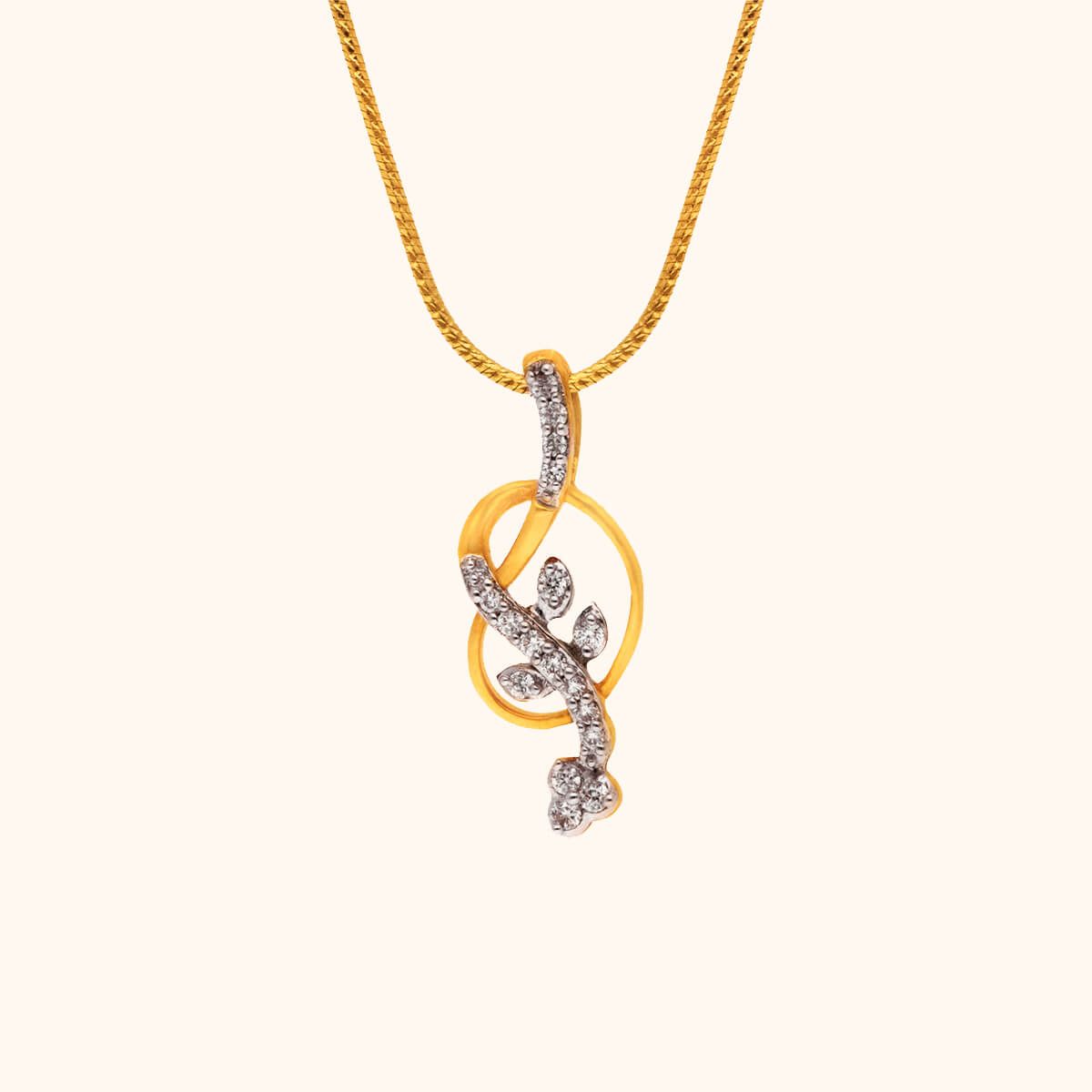 18 KT Diamond Pendant