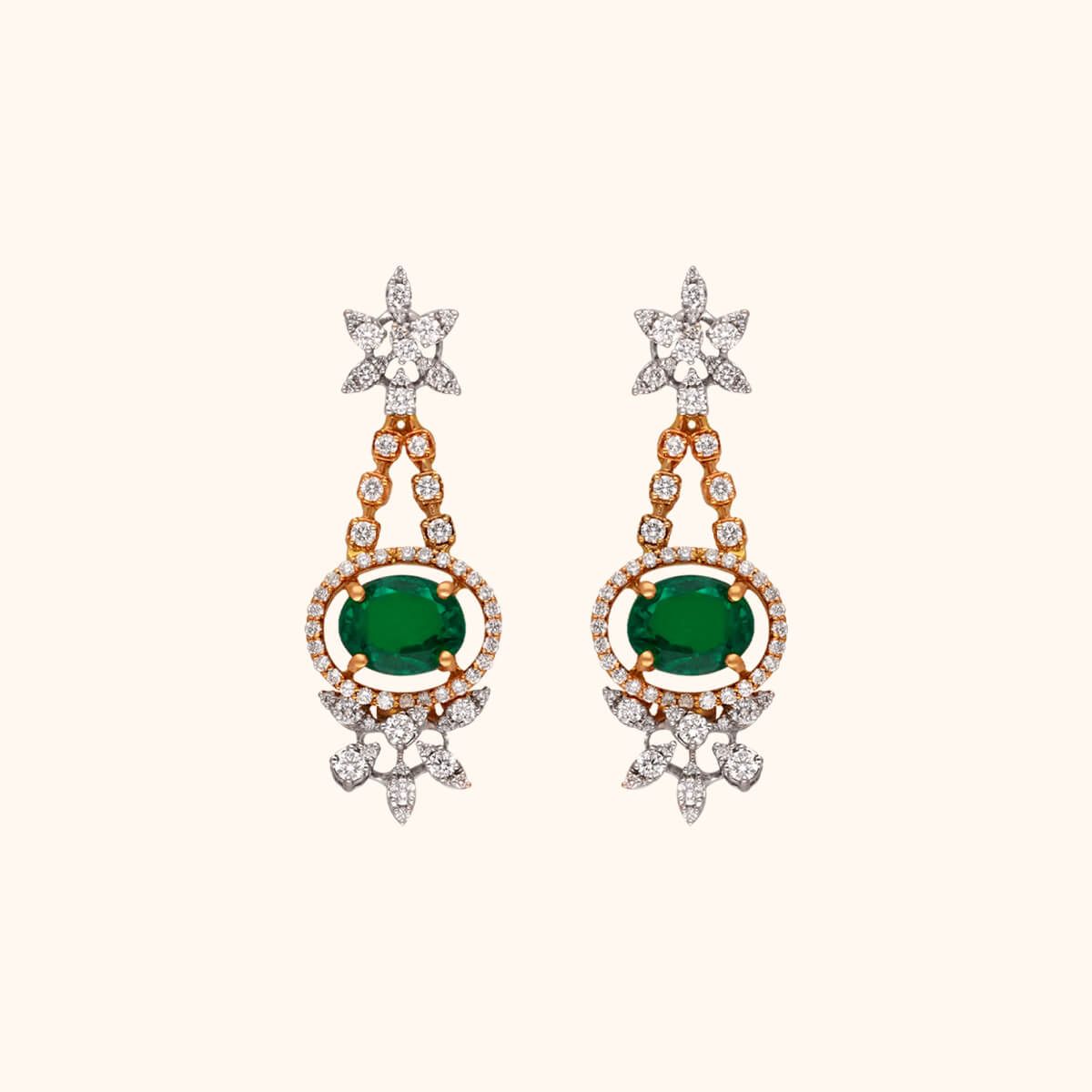 18 KT Diamond Earring