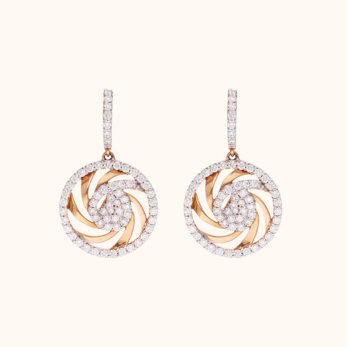 18 KT Diamond Earrings