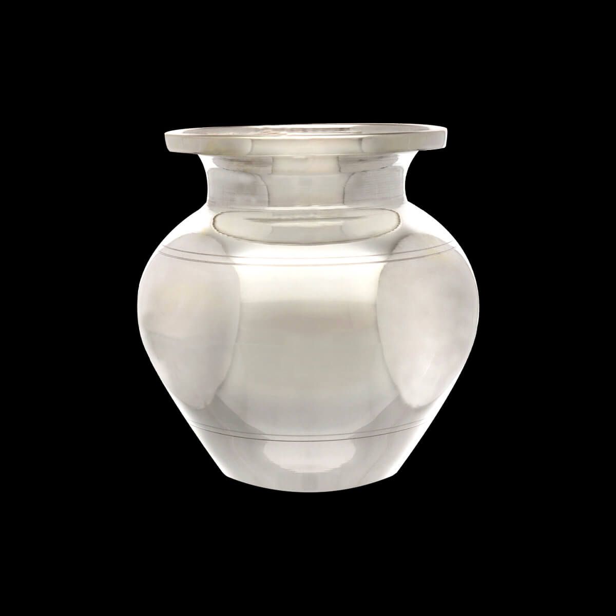 Celestial Harmony Silver Kalash - Silver Pooja Items / Silver Puja Samai