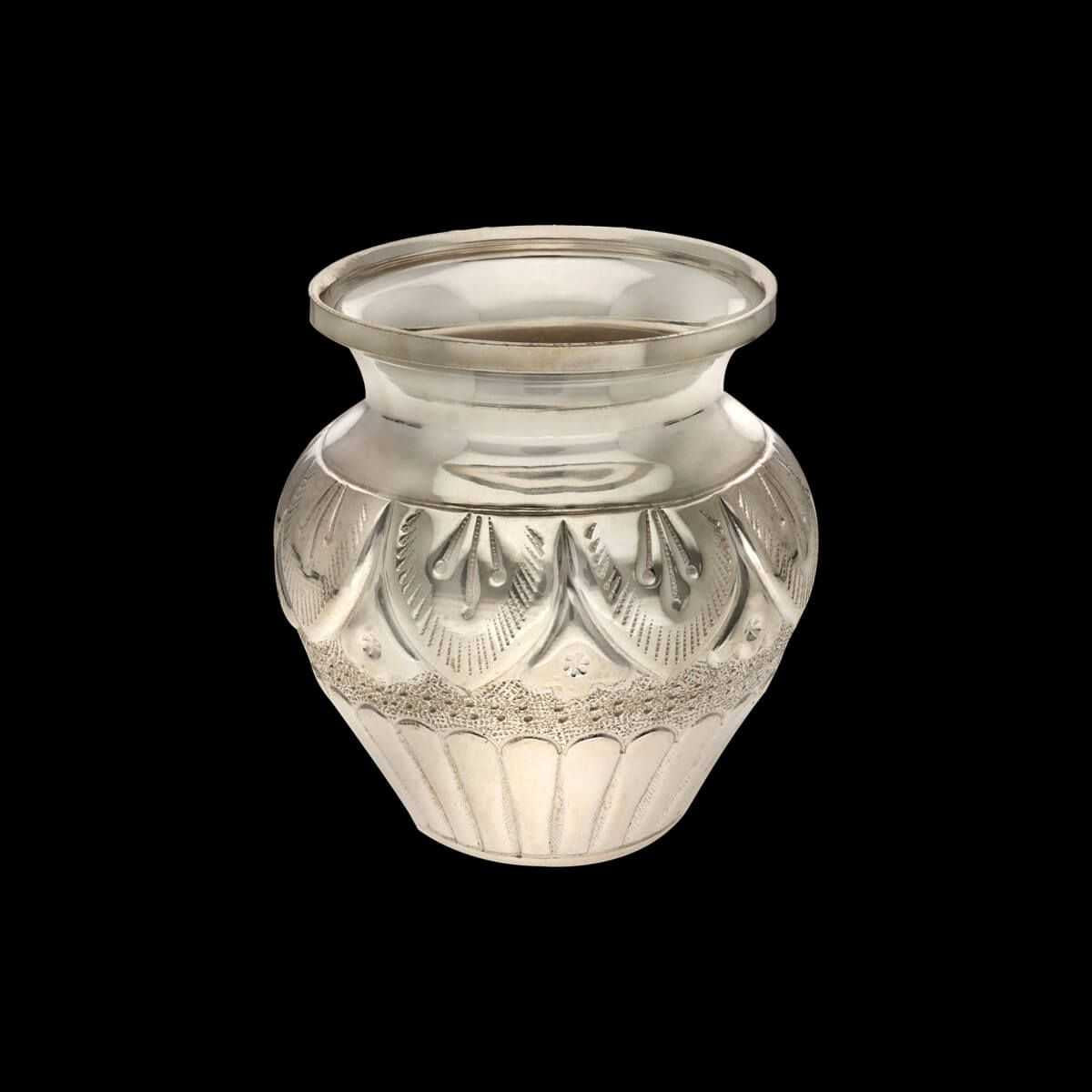 Sacred Blessings Silver Kalash - Silver Pooja Items / Silver Puja Samai