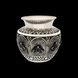 Captivating Antique Silver Kalash - Silver Pooja Items / Silver Puja Samai