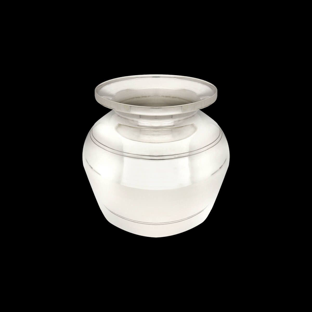 Gleaming Majesty Silver Kalash - Silver Pooja Items / Silver Puja Samai