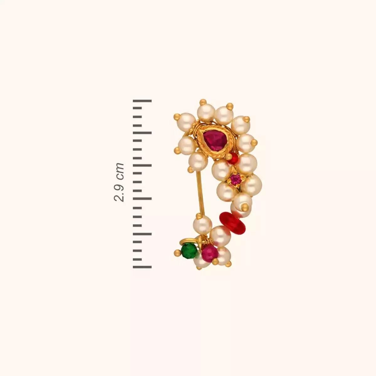 22 KT Gold Nose Pin